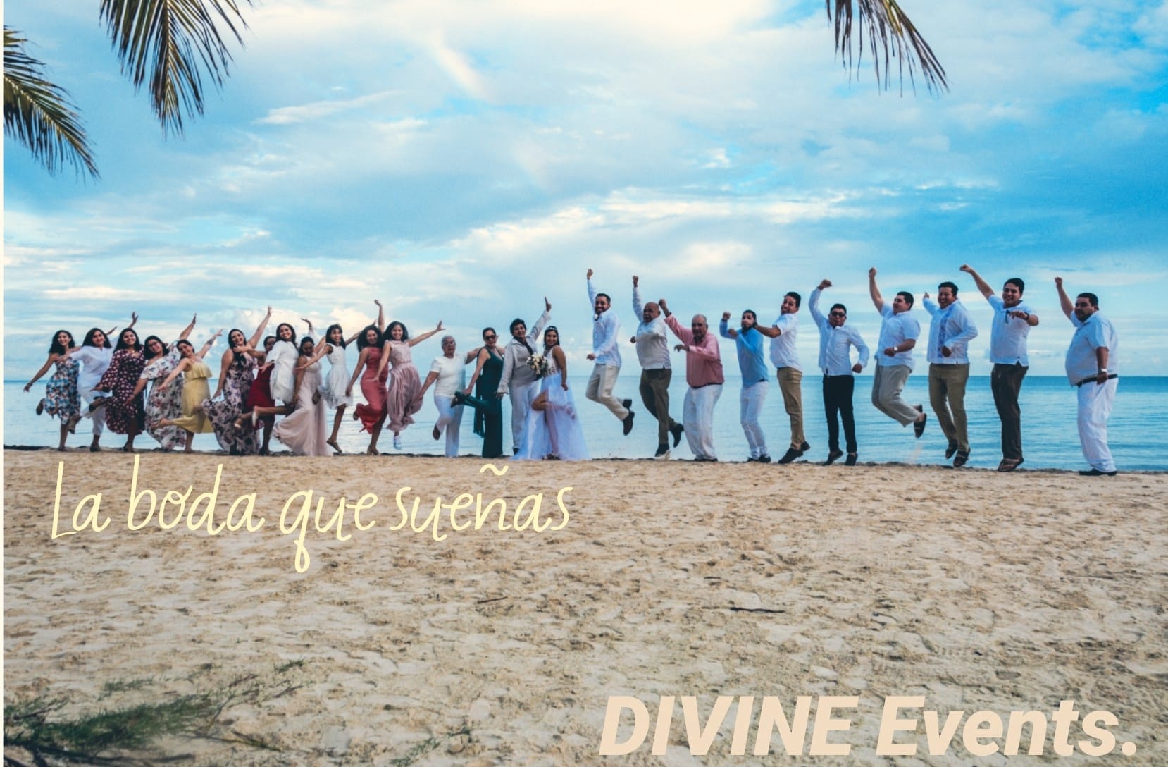 Boda en la playa organizada por Divine Events